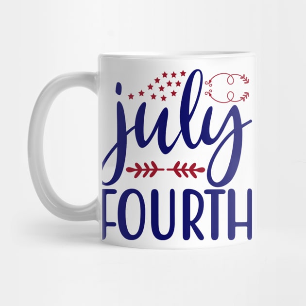 July Fourth American USA Flag by BeHappy12